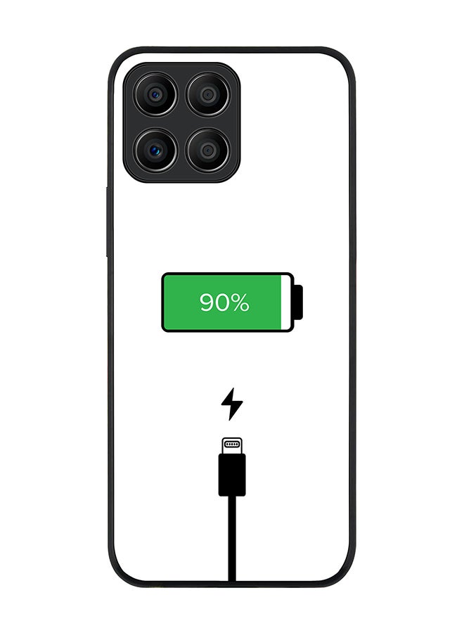 Stylizedd Rugged Black edge case for Honor X6 Slim fit Soft Case Flexible Rubber Edges Anti Drop TPU Gel Thin Cover - Battery Charging - Image 1