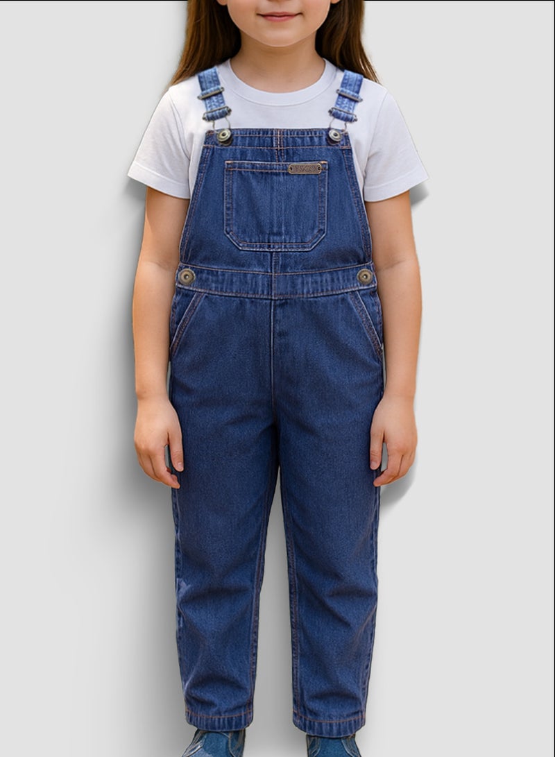 Y&CO Girls Carpenters Dungaree - Image 3