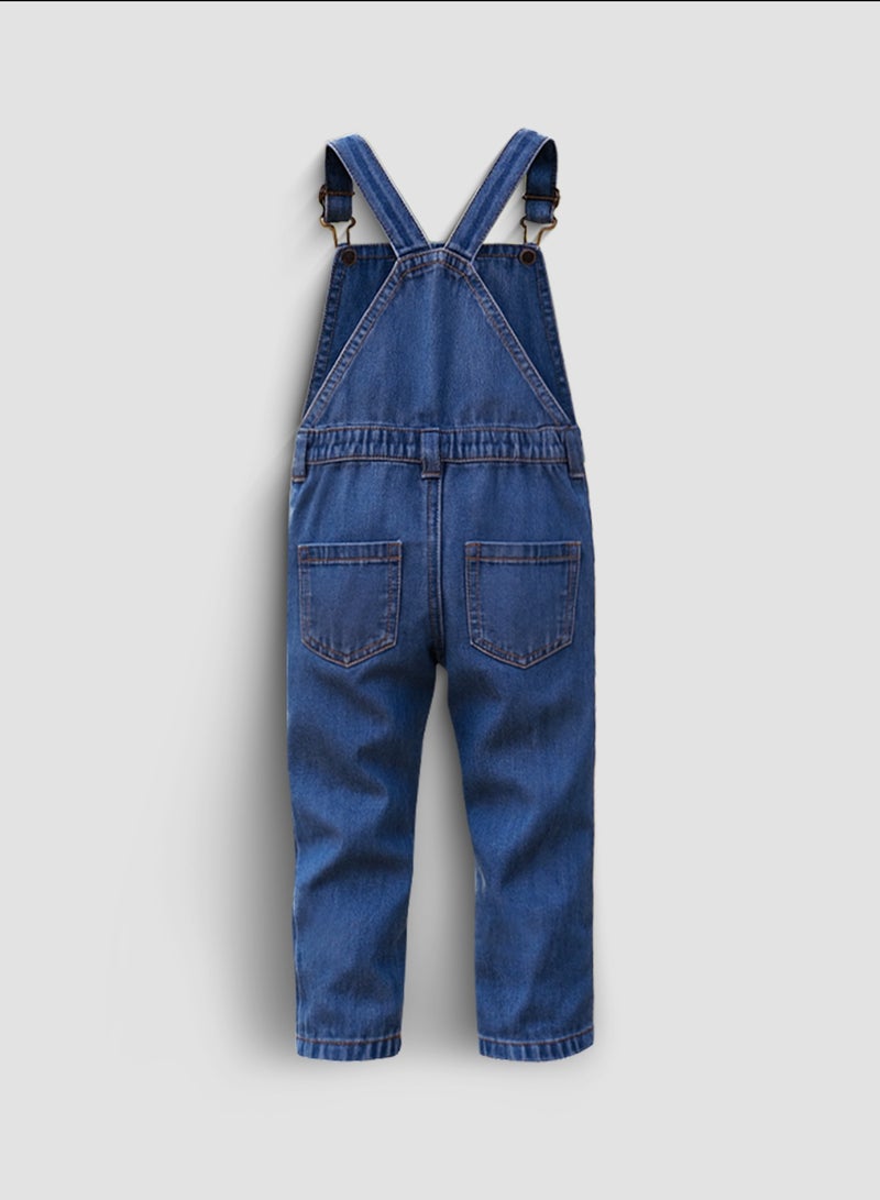 Y&CO Girls Carpenters Dungaree - Image 2