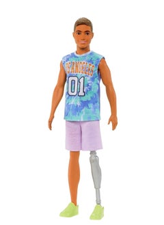 Barbie دمية كين فاشونيستاس ذات الساق الاصطناعية  - Image 1