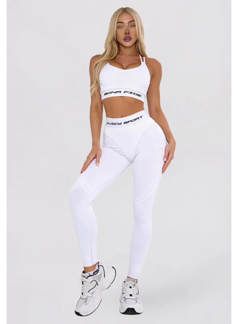 Bona Fide Bona Fide: FlexQueen "Juicy White" FlexQueen Juicy Sports Bra for Women for Women | Best Price UAE