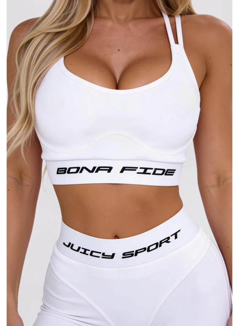 Bona Fide Bona Fide: FlexQueen "Juicy White" FlexQueen Juicy Sports Bra for Women for Women | Best Price UAE