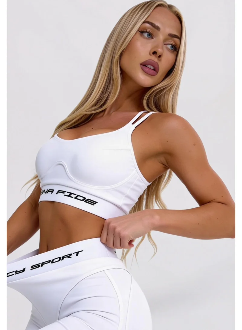 Bona Fide Bona Fide: FlexQueen "Juicy White" FlexQueen Juicy Sports Bra for Women for Women | Best Price UAE