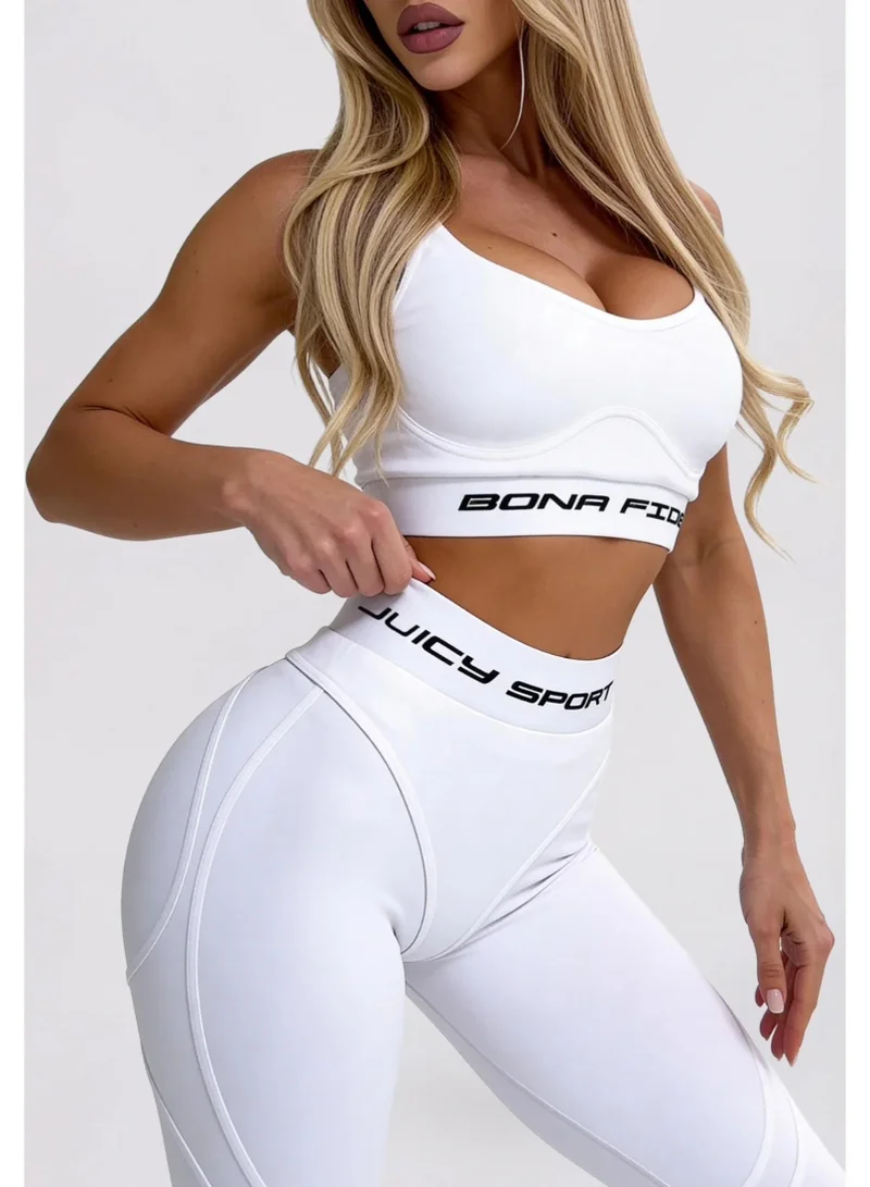 Bona Fide Bona Fide: FlexQueen "Juicy White" FlexQueen Juicy Sports Bra for Women for Women | Best Price UAE