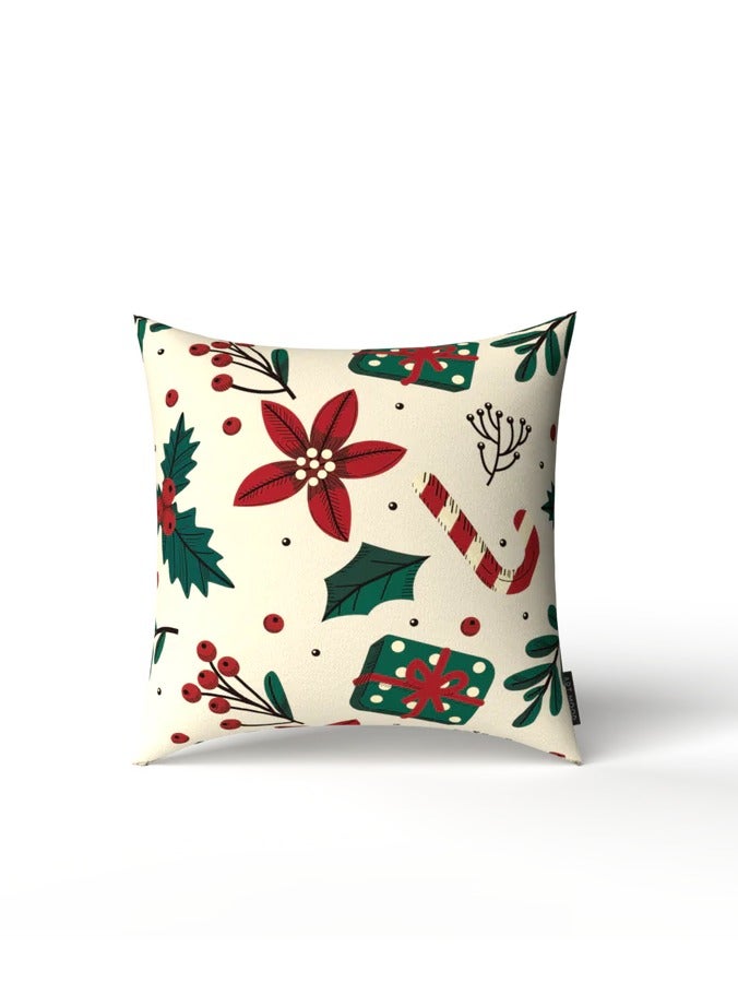 وسادة عيد الميلاد 12 مخملية مع حشوة 40cm * 40cm  - Image 2