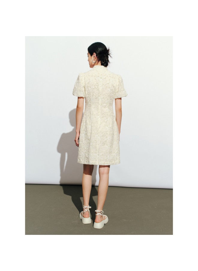 Waxbird Summer National Style Floral Cheongsam Women's Elegant Short Skirt - Image 4