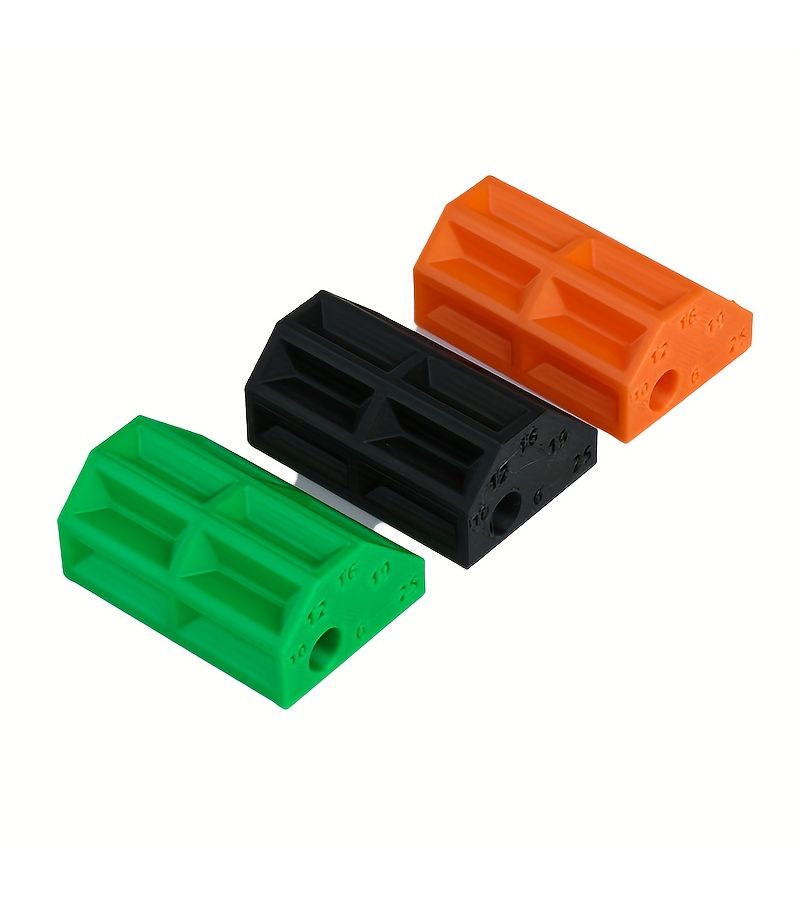 Orange Multi Size Parallel Scriber Gauge 6 10 12 16 19 25 Mm Durable ABS Plastic Tool For Accurate Woodworking Marking Ideal For Cabinet And Wardrobe Construction - Image 5