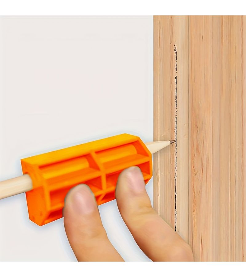 Orange Multi Size Parallel Scriber Gauge 6 10 12 16 19 25 Mm Durable ABS Plastic Tool For Accurate Woodworking Marking Ideal For Cabinet And Wardrobe Construction - Image 1