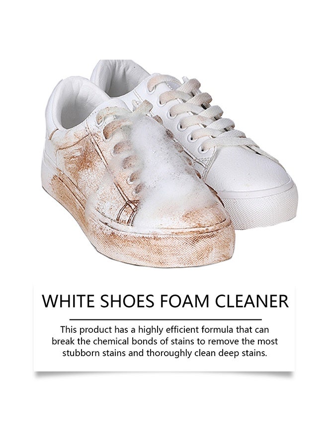 Jaysuing Foam Cleaner White Shoes - Surfactant Technology Removes Stubborn Stains & Yellowing, No-Rinse Formula for Sneakers, Canvas & Leather, 100ml - Image 2