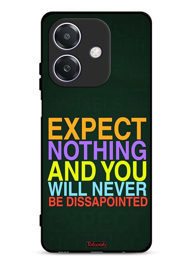 Tolwak Oppo A3 5G Protective Case Cover Expect Nothing And You Will Never Be Disappointed - Image 1