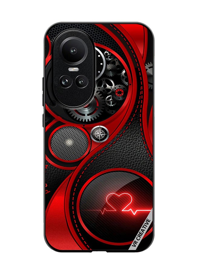 VR CREATIVE Protective Case Cover For Oppo Reno 10 Pro Power Heart Design Multicolour - Image 1