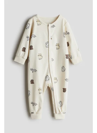 اتش اند ام Patterned sleepsuit