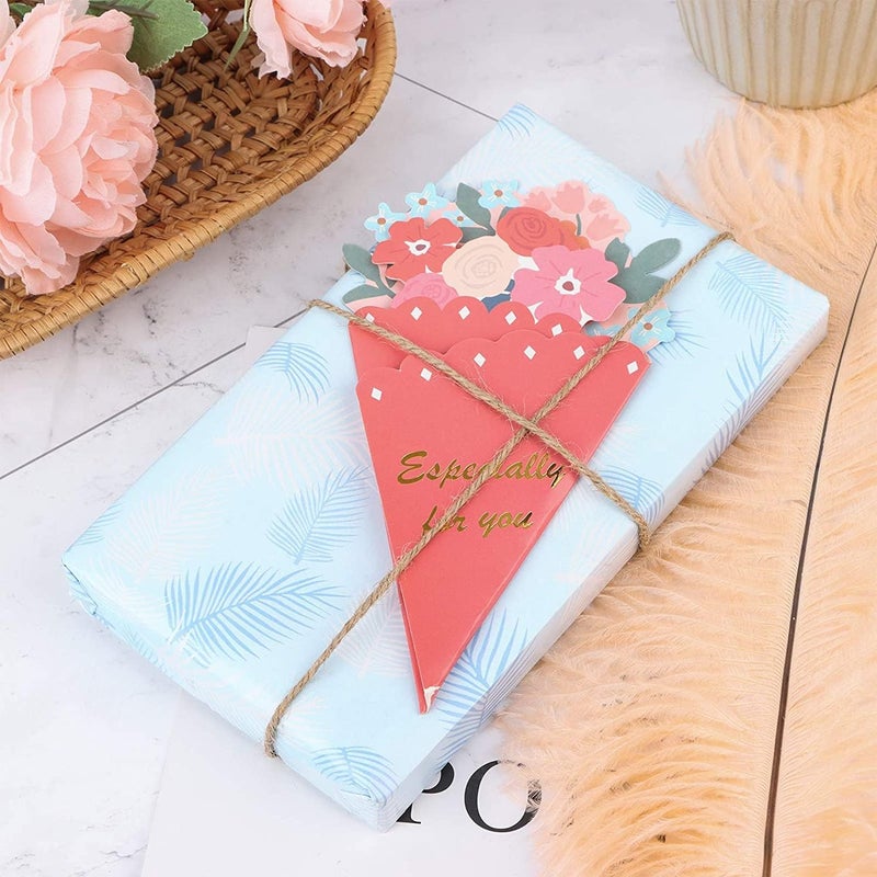 Birthday Cards Assortment, All Occasion Greeting Card Bulk, Handmade Flower Invitation Card, for Kids Adults, Folded Greeting Card, for Wedding, Mothers Day, Graduation, Birthday, 6 Pcs - Image 4