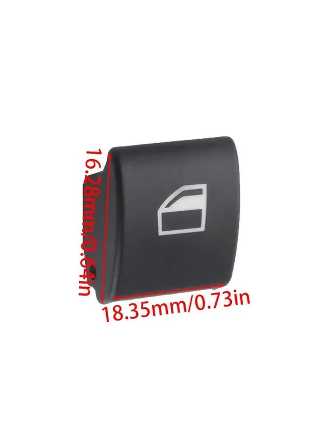 1pc Car Window Control Push Button Switch Cap Cover Universal Glass Switch Button Replacement For 3 Series E90 E46 E53 E70 F15 F85 - Image 2
