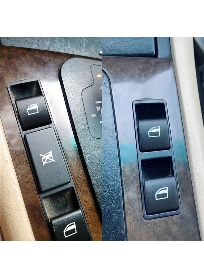 1pc Car Window Control Push Button Switch Cap Cover Universal Glass Switch Button Replacement For 3 Series E90 E46 E53 E70 F15 F85 - Image 5