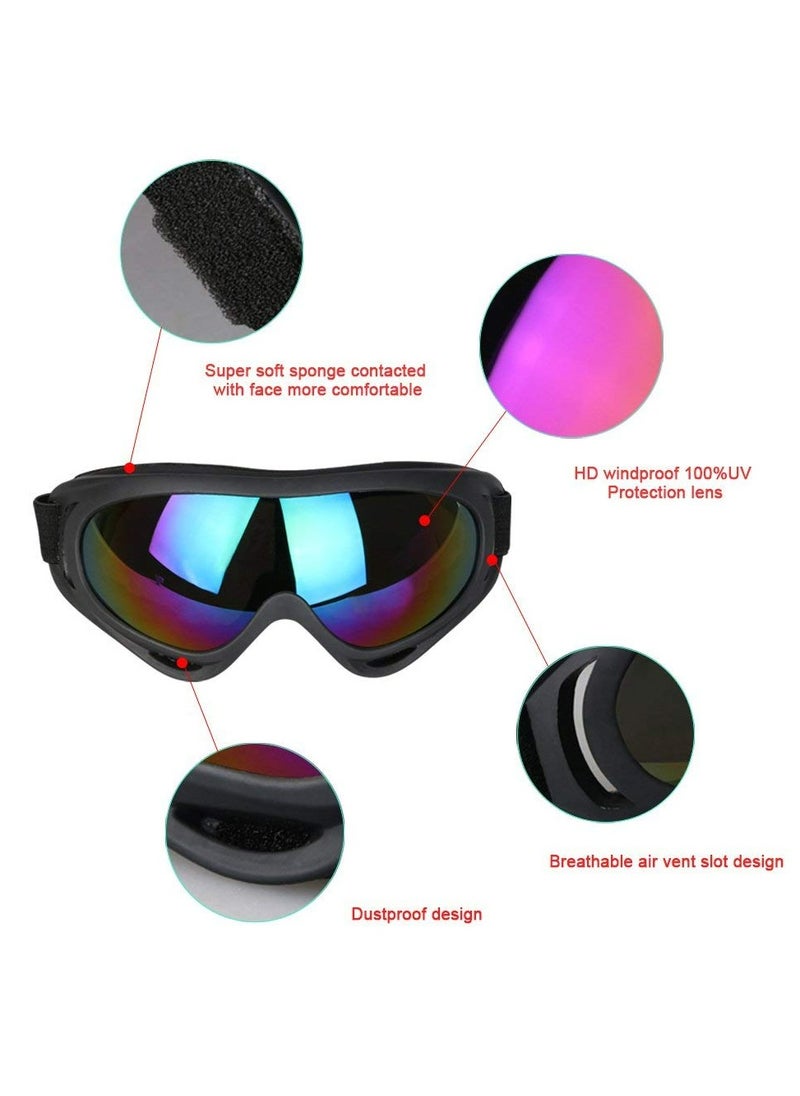 CMGTYYD Unisex Snow Goggles Windproof 100% UV Protection,Cycling Motorcycle Snowmobile Ski Goggles, Outdoor Sports Ski Glasses  - Image 3