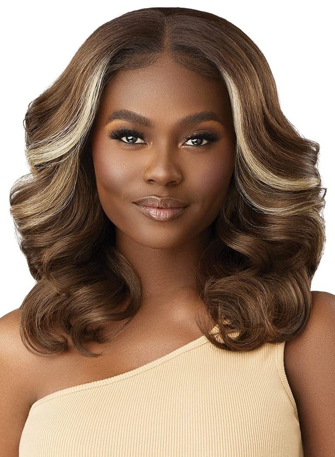 Outre Lace Front Wig - Perfect Hair Line 13X4 - Imani (DRFF4/GOLDEN AMBER) - Image 1