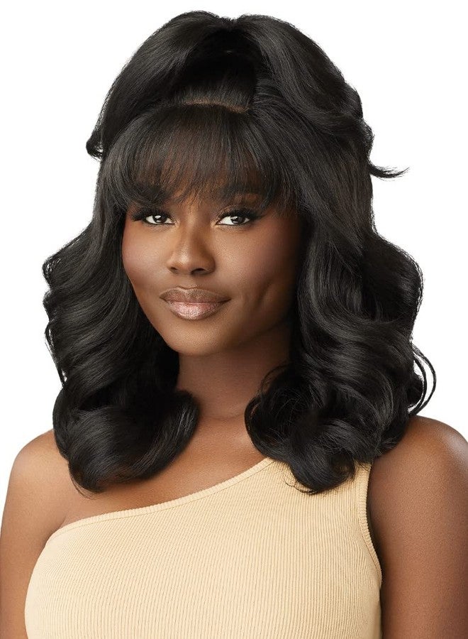 Outre Lace Front Wig - Perfect Hair Line 13X4 - Imani (DRFF4/GOLDEN AMBER) - Image 4