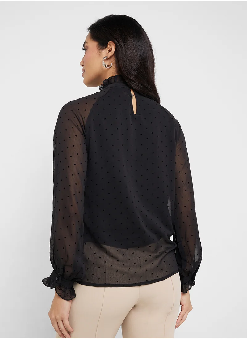 ELLA Puff Sleeved Top