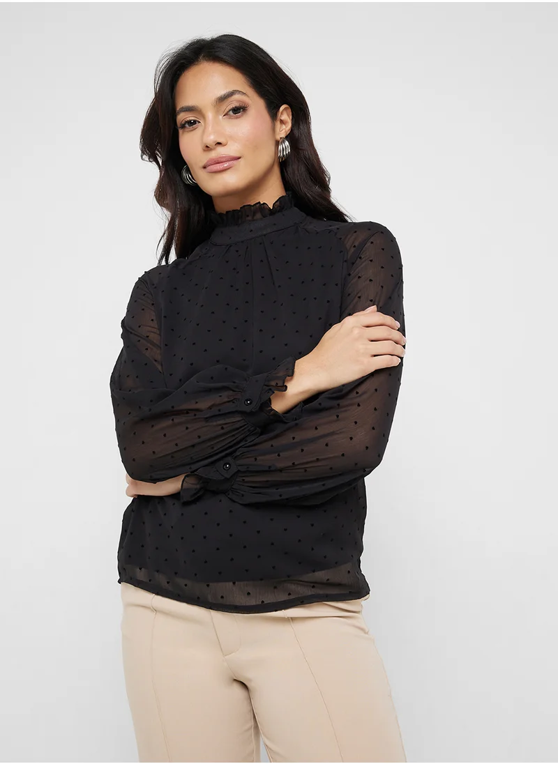 ELLA Puff Sleeved Top