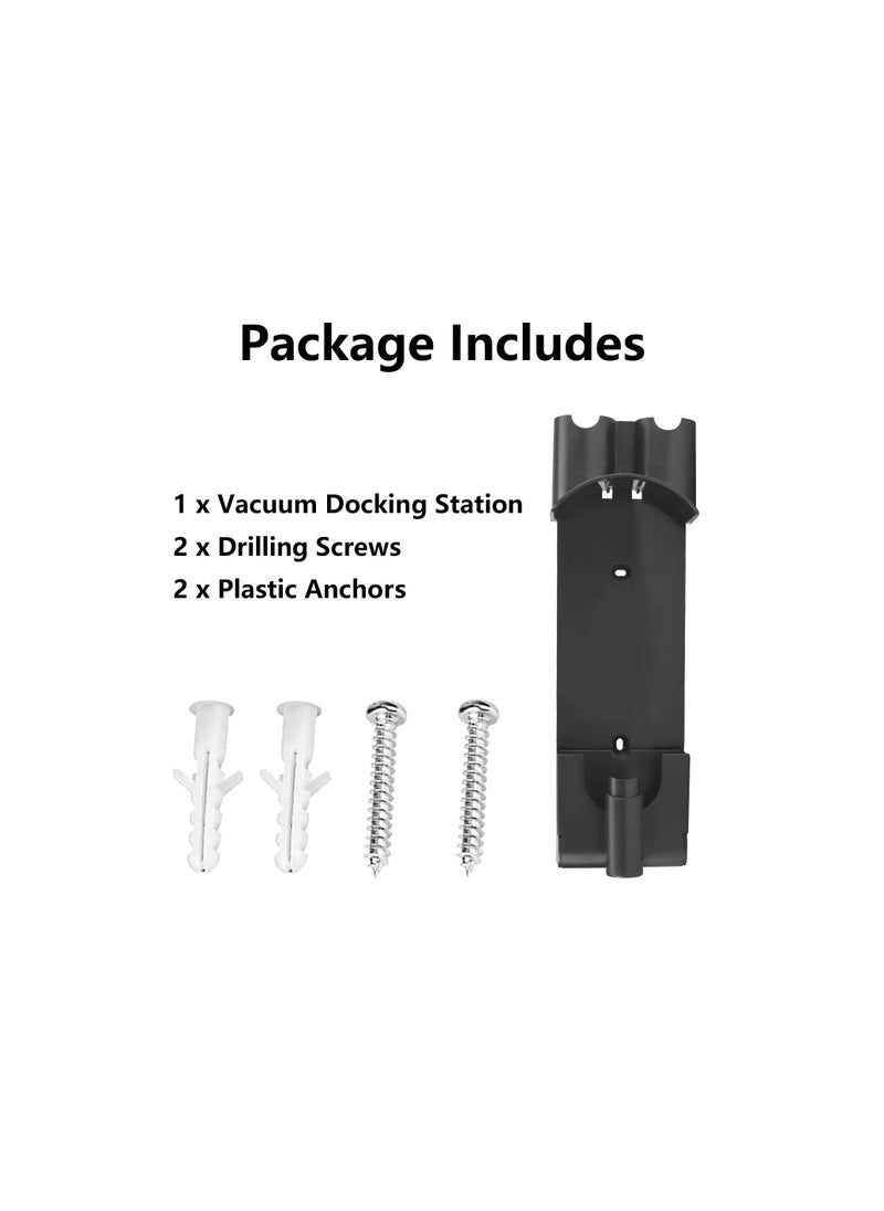 Generic - Wall Mount Bracket for Dyson V7 V8 Cordless Vacuum Cleaner, Replacement for Part # 967741-01, Accessory Docking Station for Easy Assembly and Storage. - Image 1