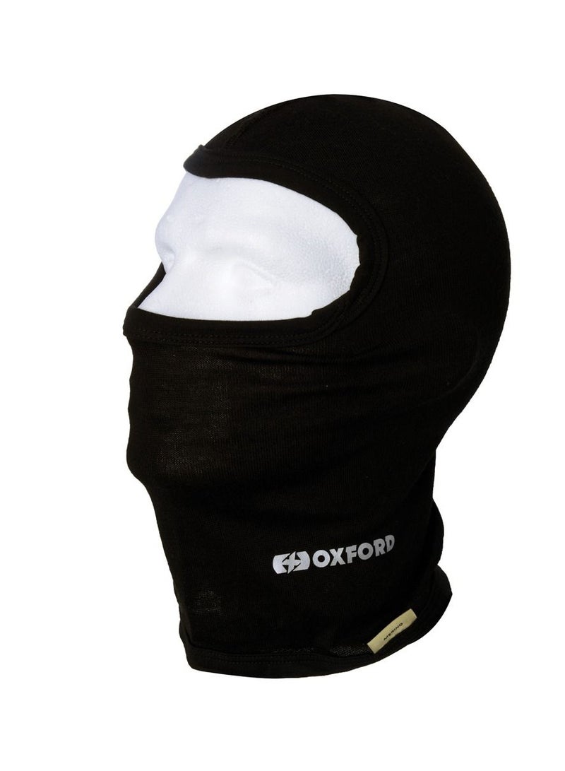 Oxford Oxford Deluxe Balaclava Merino - Black  - Image 1