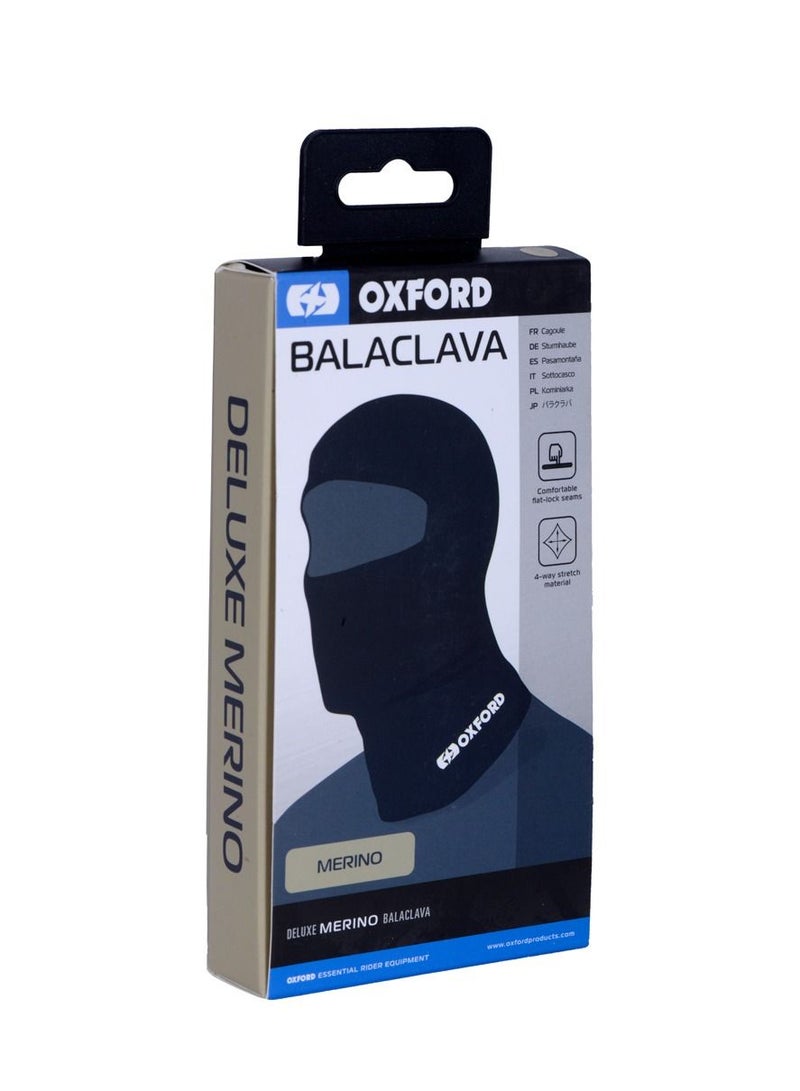 Oxford Oxford Deluxe Balaclava Merino - Black  - Image 2