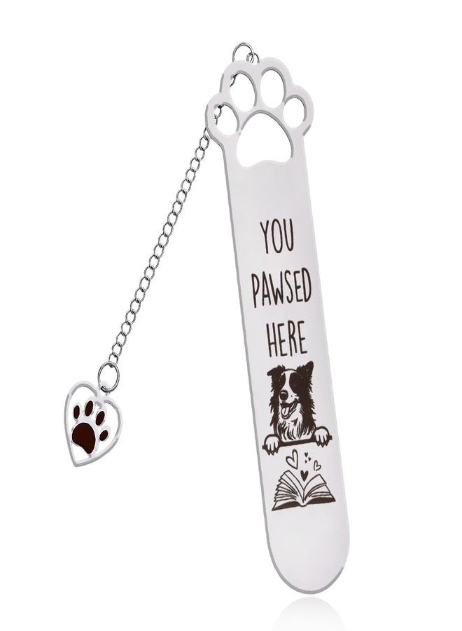 Yreamont Border Collie Dog Bookmark for Book Lover Gifts for Women Men Daughter Son Christmas Gifts for Bookworm Birthday Gift for Friends Sister Brother Border Collie Dog Bookmarks for Kids Daughter Son - Image 1