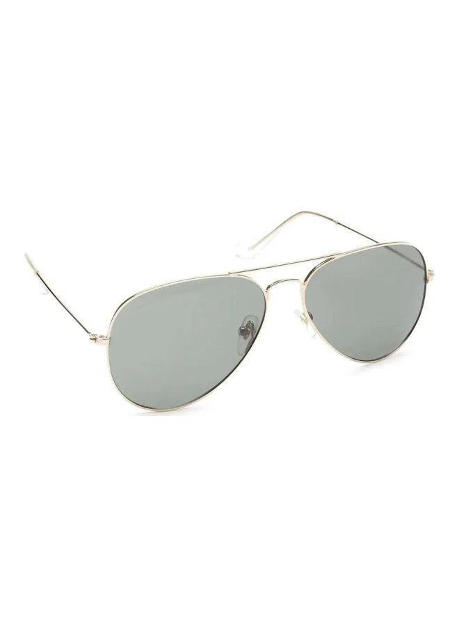 fastrack Gold Aviator Men Sunglasses (M165GR1|57)