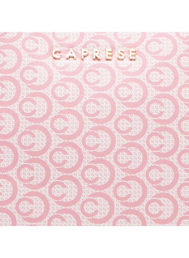 CAPRESE Caprese Callie Printed Dark Pink Faux Leather Large Tote Handbag
