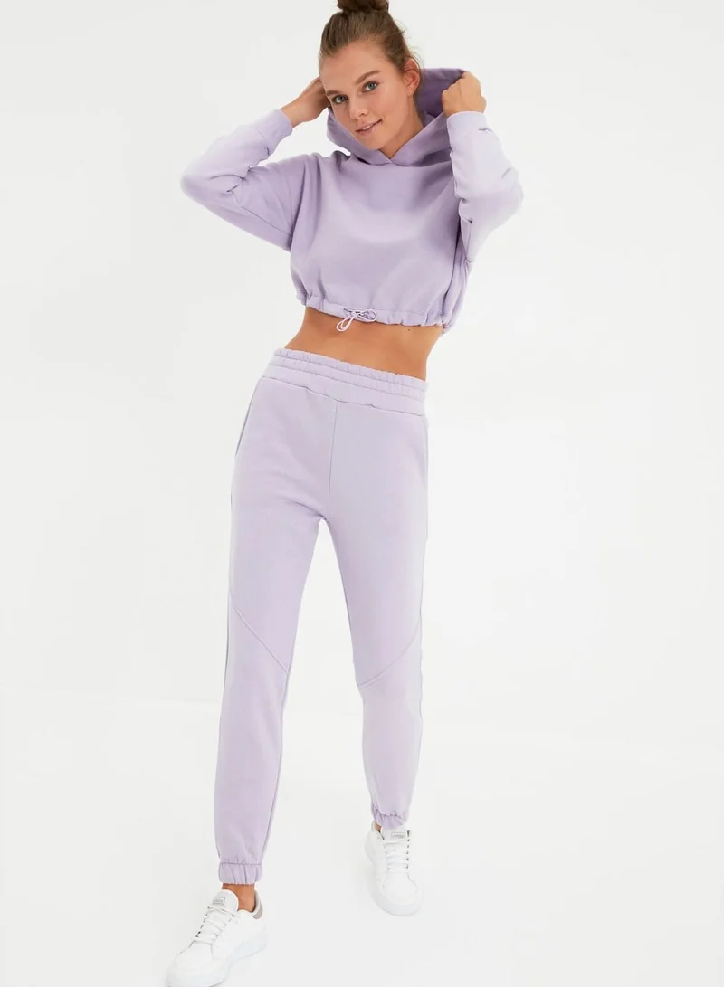 trendyol Knitted Hoodie & Joggers Set