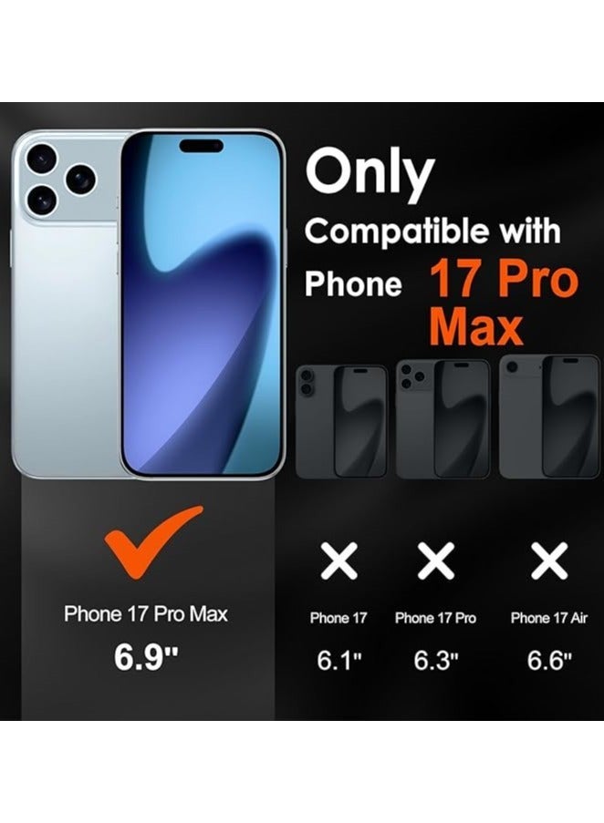 ELTRAZONE 1 Pack iPhone 17 Pro Max Privacy Screen Protector, High hardness Tempered Glass Film,Anti-Scratch Case Friendly - Image 2