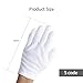 FSUHHIAD 24 Pairs Eczema Gloves for Kids 110 Years Old Eczema Sleeves Moisturizing Gloves White Cotton Gloves Washable Reusable Overnight Dry Hands for Children - Image 4