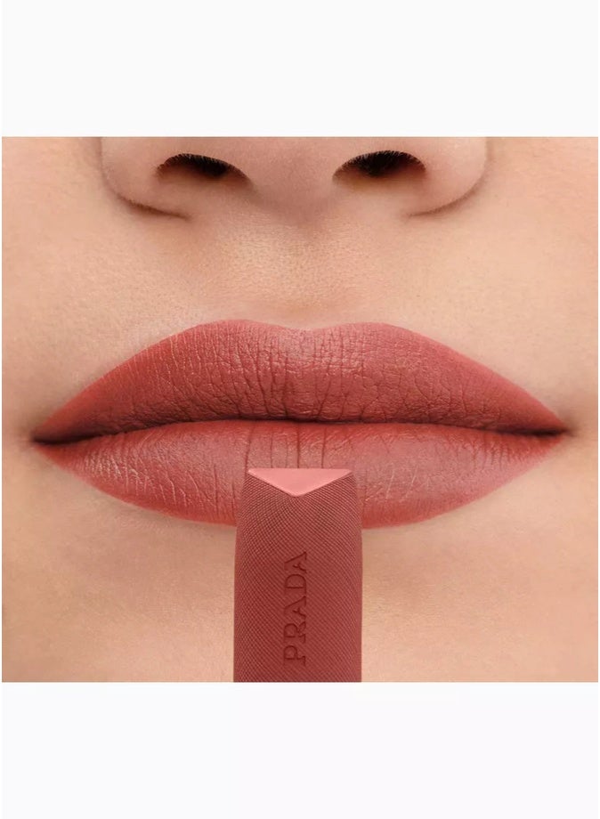 Prada Monochrome Hyper Matte Refillable Lipstick 3.9g  B02 | Long-Wear Velvet Matte Lipstick - Image 3