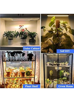 SYOSI Led Plant Grow Light Strips Full Spectrum Grow Light For Indoor Plants With Auto On And Off Timer 10 Dimmable Levels With 48 Leds Sunlike Grow Lamp For Seedlings Hydroponics  - Image 4