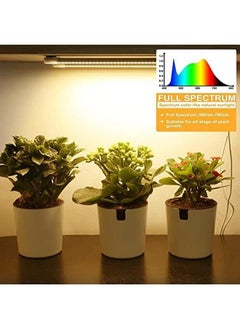 SYOSI Led Plant Grow Light Strips Full Spectrum Grow Light For Indoor Plants With Auto On And Off Timer 10 Dimmable Levels With 48 Leds Sunlike Grow Lamp For Seedlings Hydroponics  - Image 2