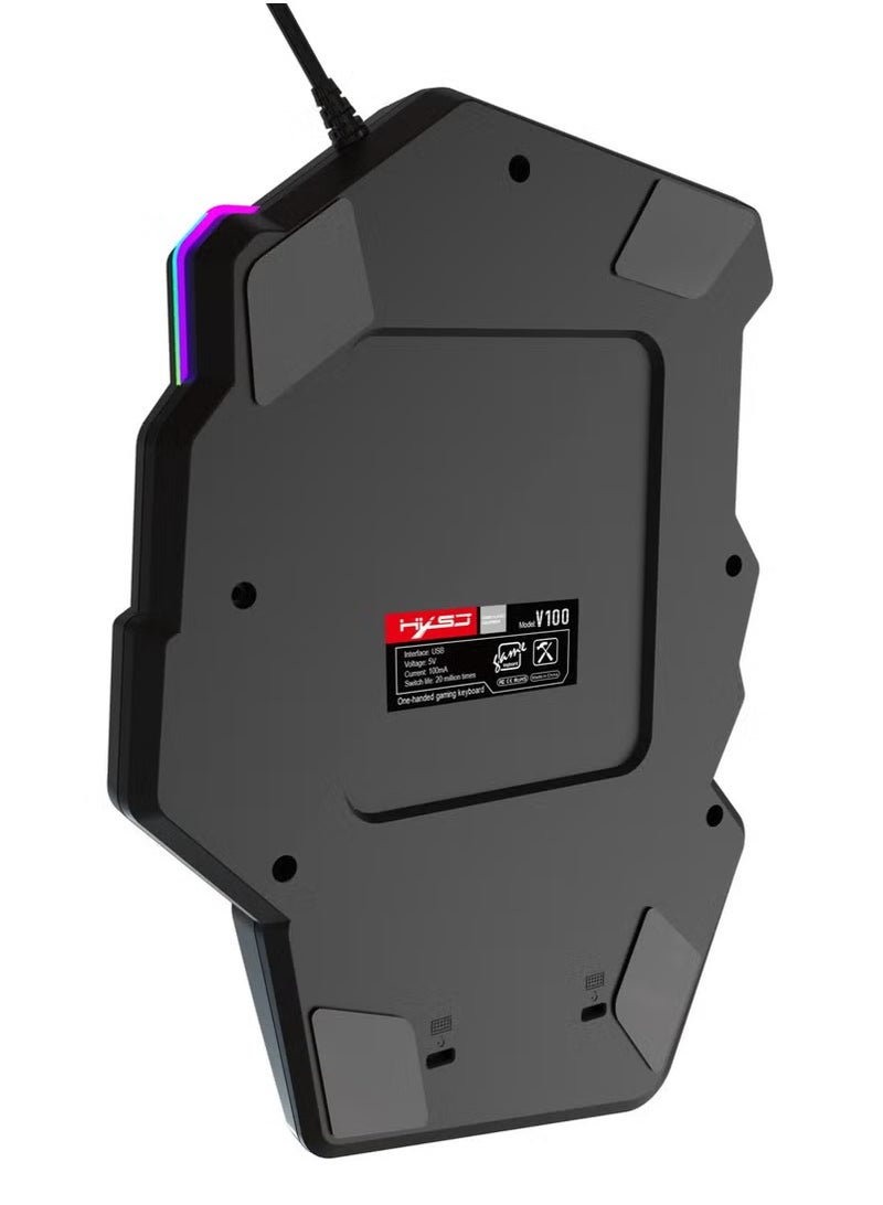 HXSJ One-Handed Gaming Keyboard And Mouse Set  - Image 3