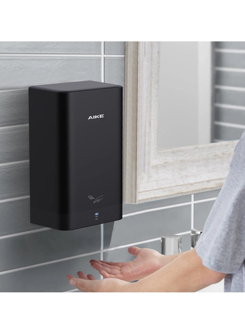 AIKE Automatic Wall Hand Dryers Portable Mini Hand Dryer Washroom Drying Hands 10-15s Quick Drying 900W 220V - Image 1