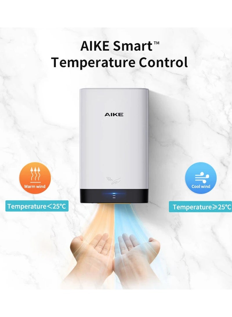 AIKE Automatic Wall Hand Dryers Portable Mini Hand Dryer Washroom Drying Hands 10-15s Quick Drying 900W 220V - Image 2