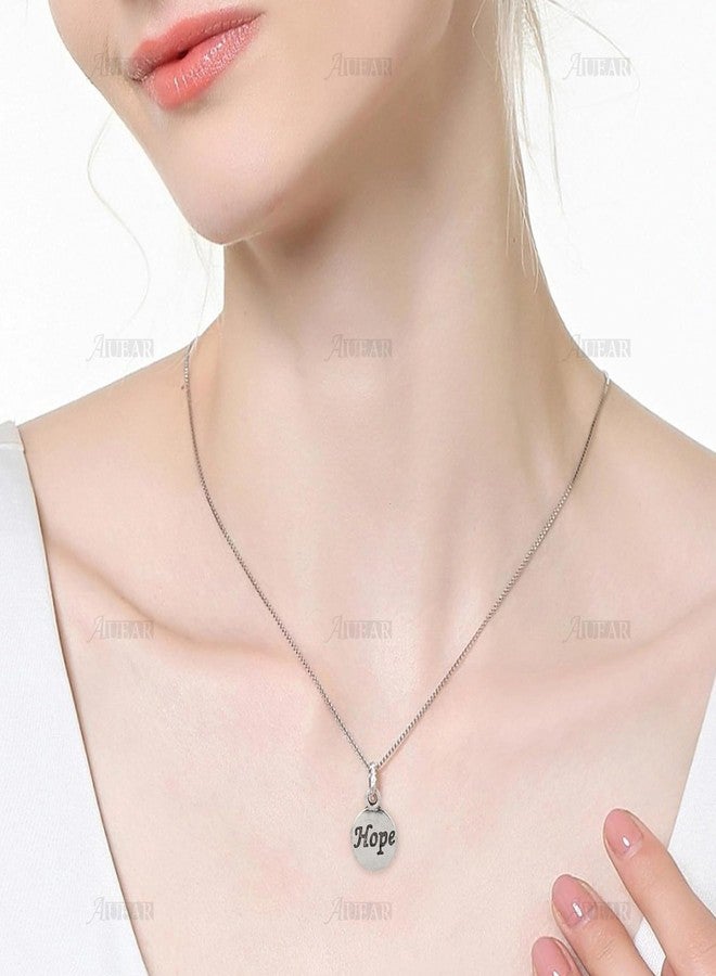 AUEAR, 100 Pack Hope Charms Pendants Inspirational Message Charms Hope Charm for Jewelry Making DIY Crafts - Image 3