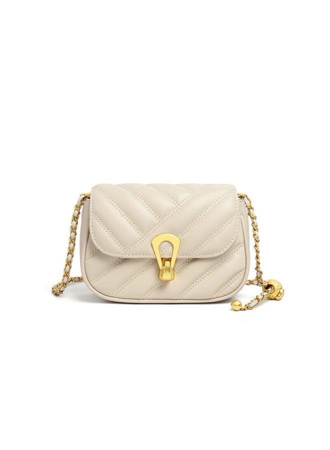 Viney Women's Handbag, Cowhide Crossbody Phone Bag, Stylish Shoulder Chain Bag, Birthday Gift With High-end Feel For Girlfriend Or Wife - Image 5