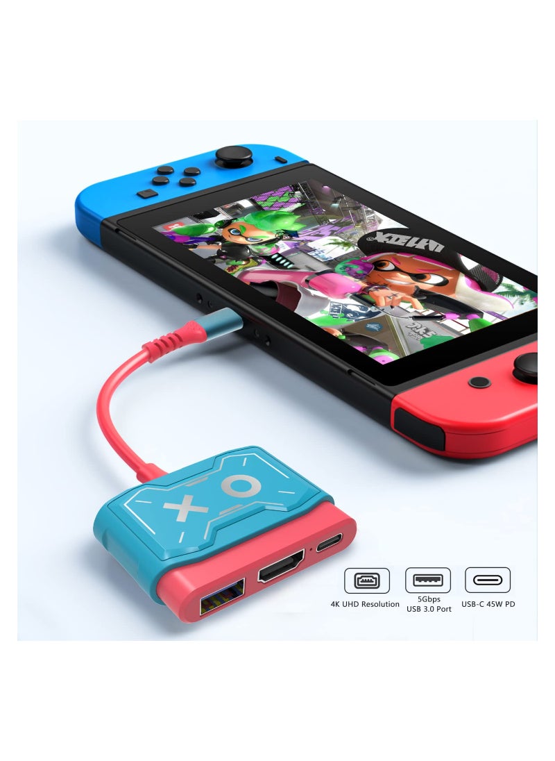 SYOSI - Switch Dock for Nintendo Switch, Portable TV Dock Charging Docking Station Replacement, Switch HDMI Adapter USB 3.0, Nintendo Switch Accessories - Image 1
