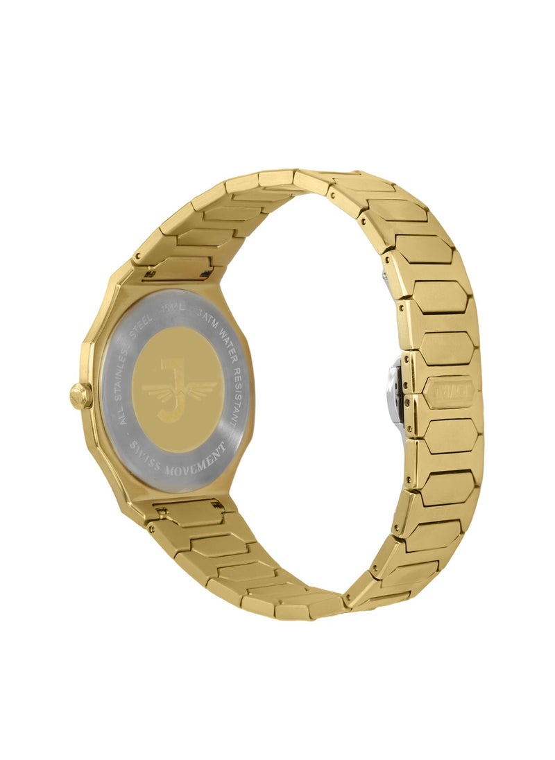 Jovial JOVIAL 1544LGMQ02DE Women's Stainless Steel Band Watch, With Diamond, 30mm, Grey Dial  - Image 3