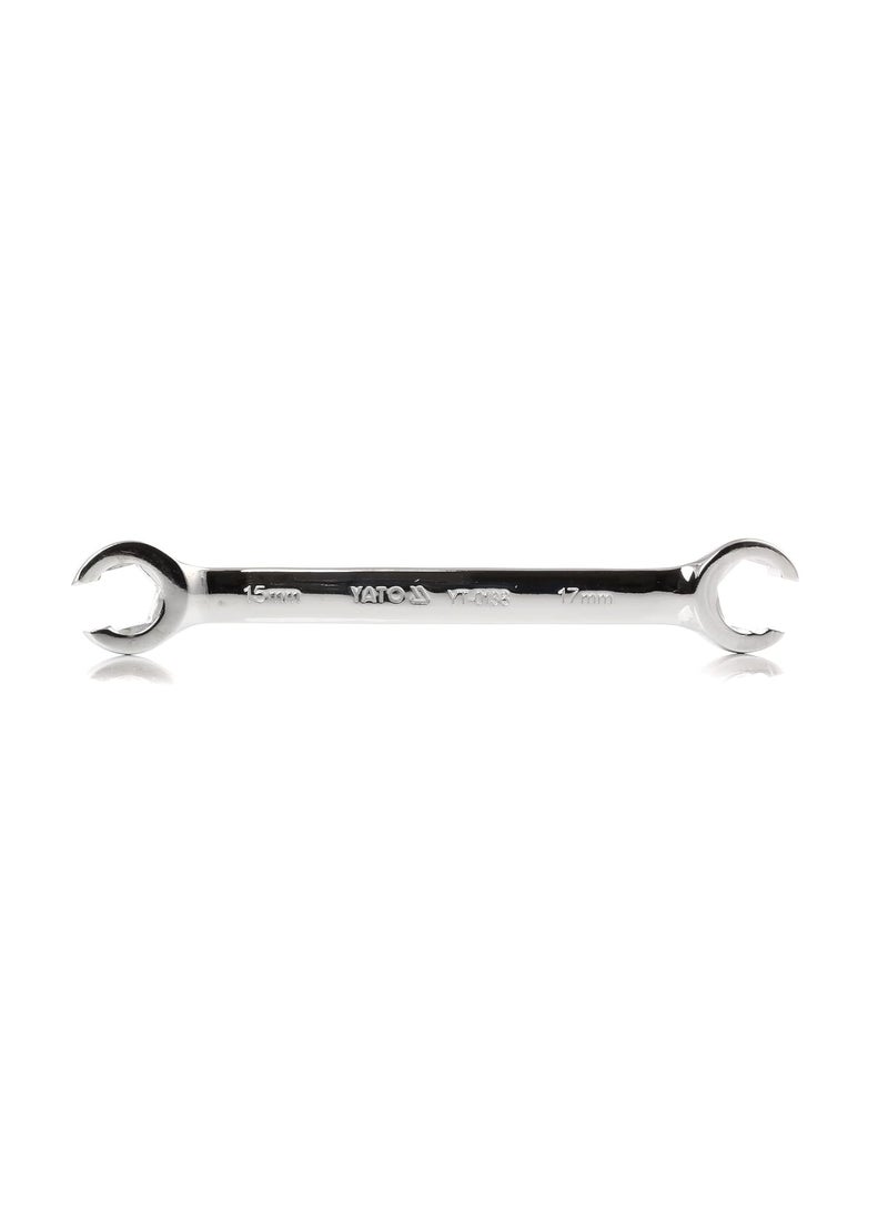 Yato Yato YT0138 Flare Nut Wrench 15X17mm Power toolshand ToolsIndustrial ToolsSpanner AdjustableSpanner Wrench  - Image 1