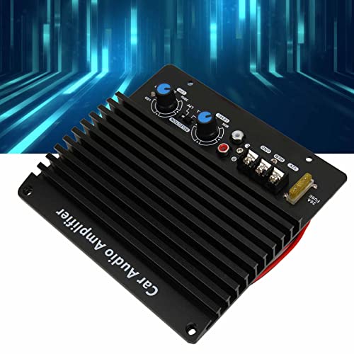 Bewinner 12V Car Amplifier Board 1000W High Power Audio Amplifier Amp Board for Vehicle, Aluminum Alloy Subwoofer Plate with Heat Dissipation Panel, Ultra Thin Design Easy Installation - Image 5