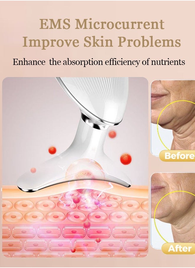 ONE AG ANT - Firming Wrinkle Removal Device, Neck Face Lifting Tighten Massager, LED Photon Therapy Anti Wrinkle Double Chin Remover - Image 1