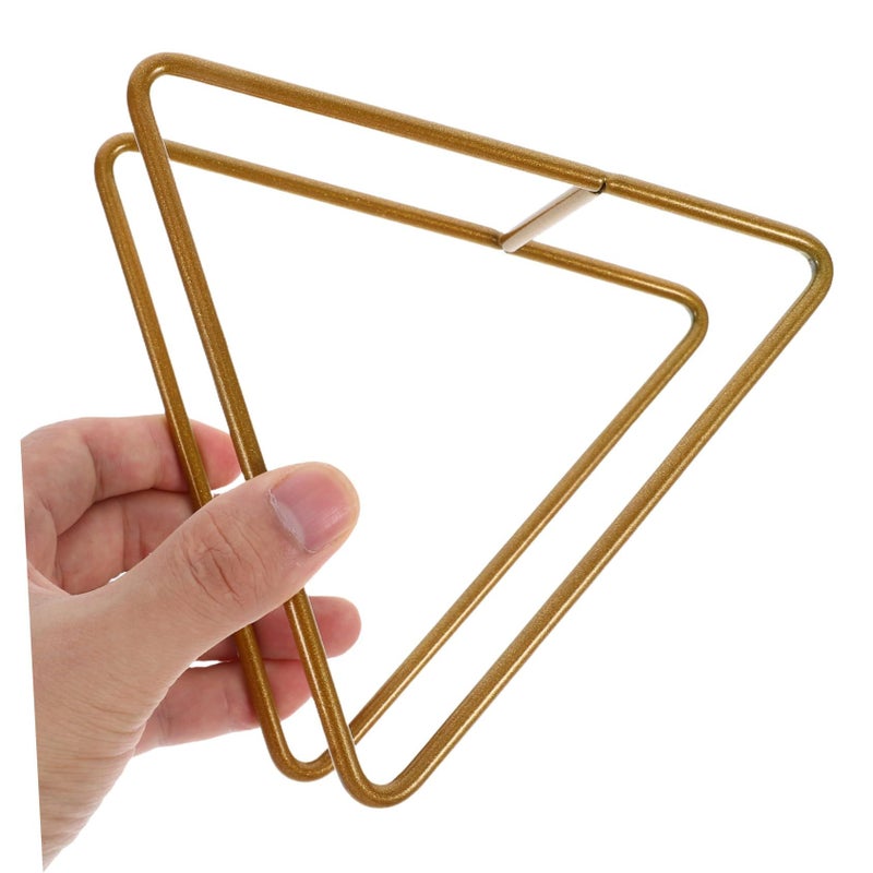 Sturdy Iron Triangle Kitchen Organizer Holder Compact Design Elegant Finish - Image 5