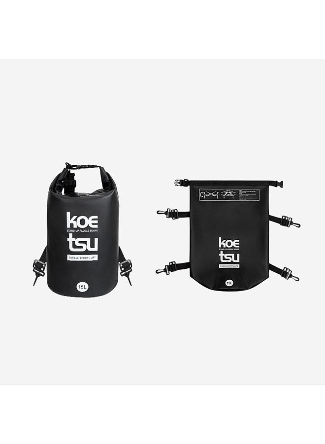 Generic Waterproof Paddle Board Bag Shoulder Bag Barrel Bag StandUp Paddleboard Storage Bag 15L Large Capacity Foldable Surfboard Storage Bag - Image 2