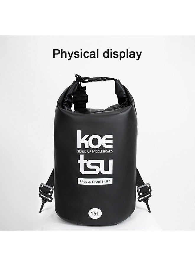 Generic Waterproof Paddle Board Bag Shoulder Bag Barrel Bag StandUp Paddleboard Storage Bag 15L Large Capacity Foldable Surfboard Storage Bag - Image 3