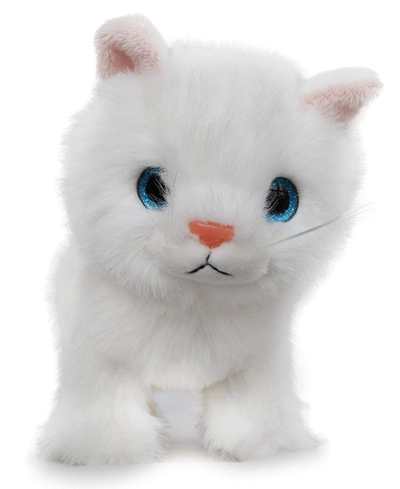 Ice King Bear Fluffy Little Cat Stuffed Animal Small Plush Toy 6 Inches (White) - Image 3